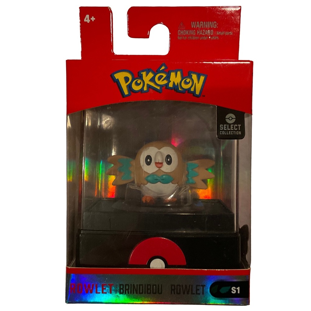 Pokemon Select Collection Series 1 Rowlet Figure New In Box